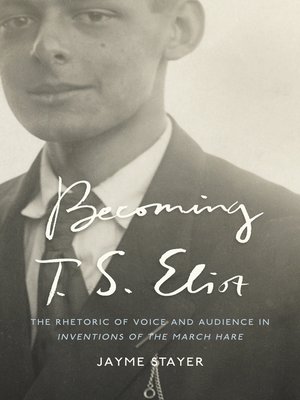cover image of Becoming T. S. Eliot